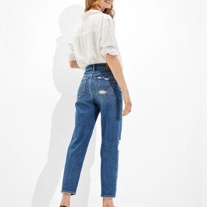 AE stretch mom straight jeans high rise American eagle 10